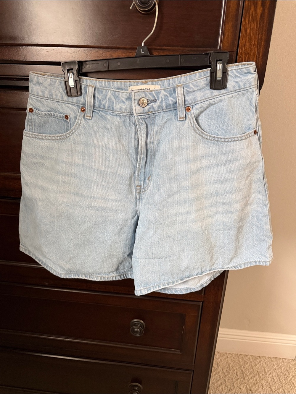 Abercrombie & Fitch Curve Love High Rise Loose Short - Picture 6 of 8